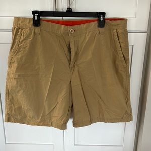 Men’s 38 Columbia Tan Shorts